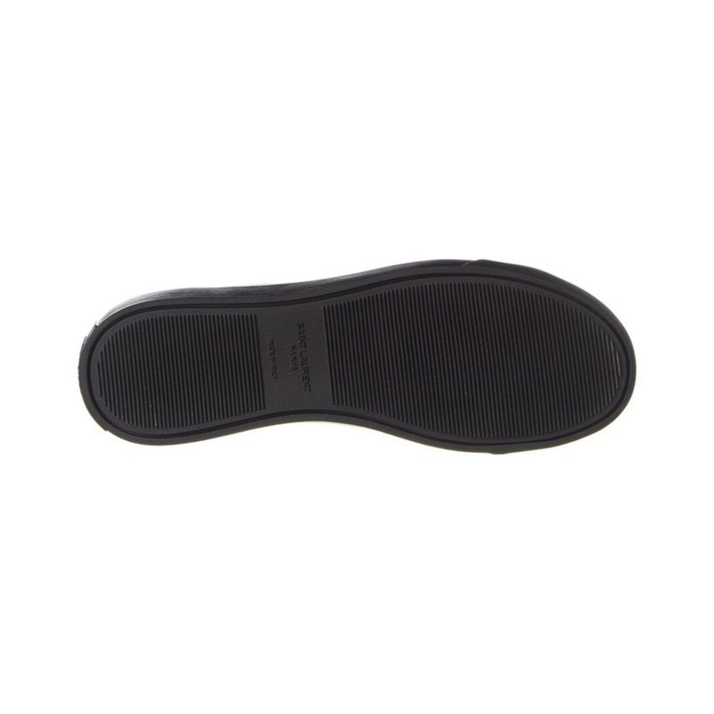 Saint Laurent Andy Leather Sneaker, Black - Picture 4 of 7